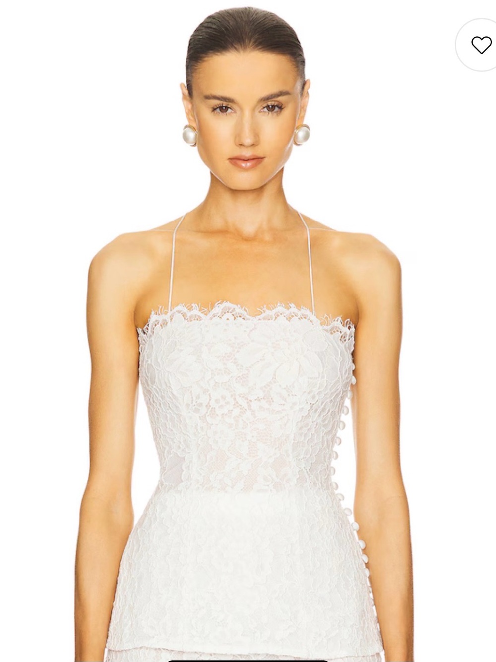Revolve x HELSA - The Forever Audrey Lace Camisole in White